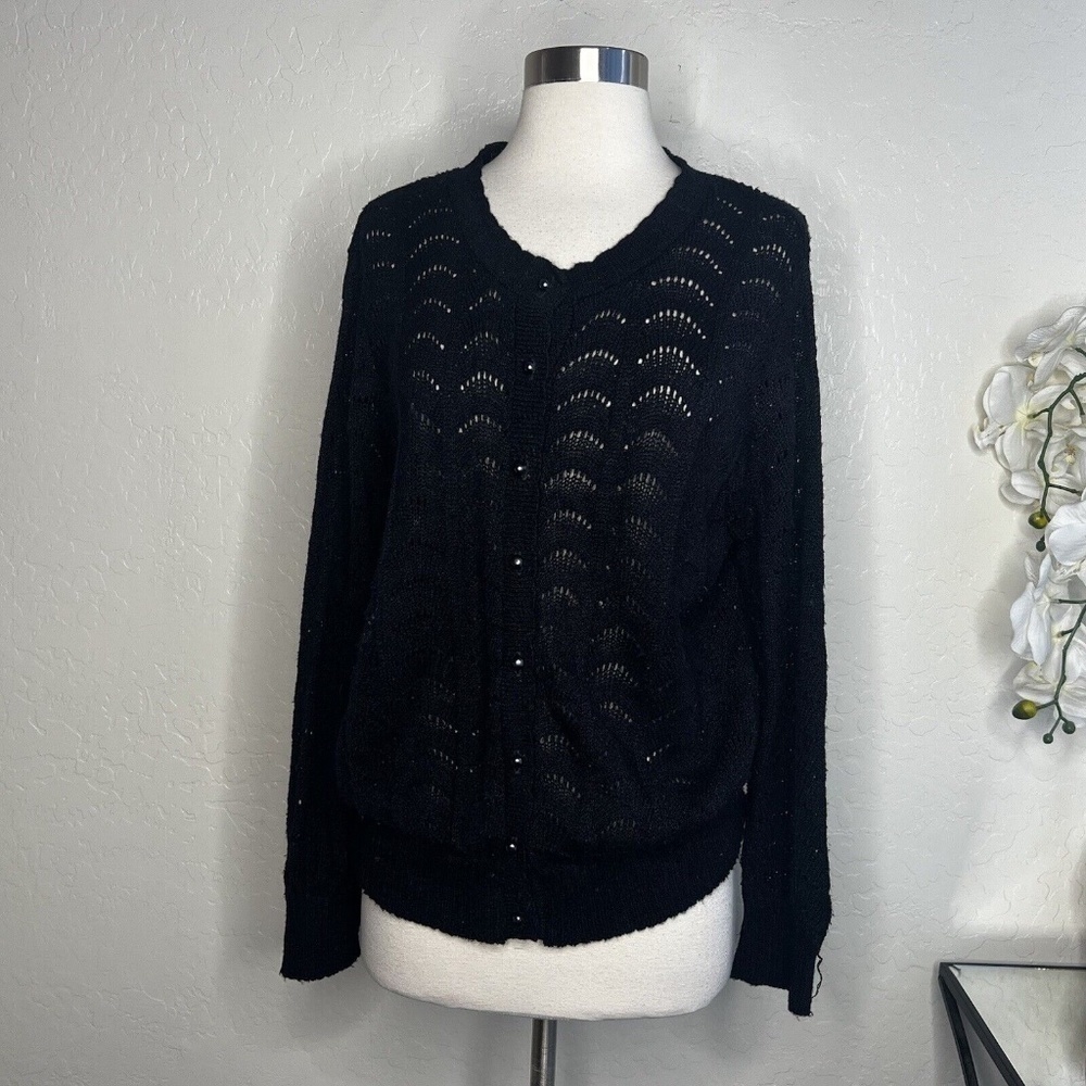 vintage pierre cardin knit buttons cardigan size 40